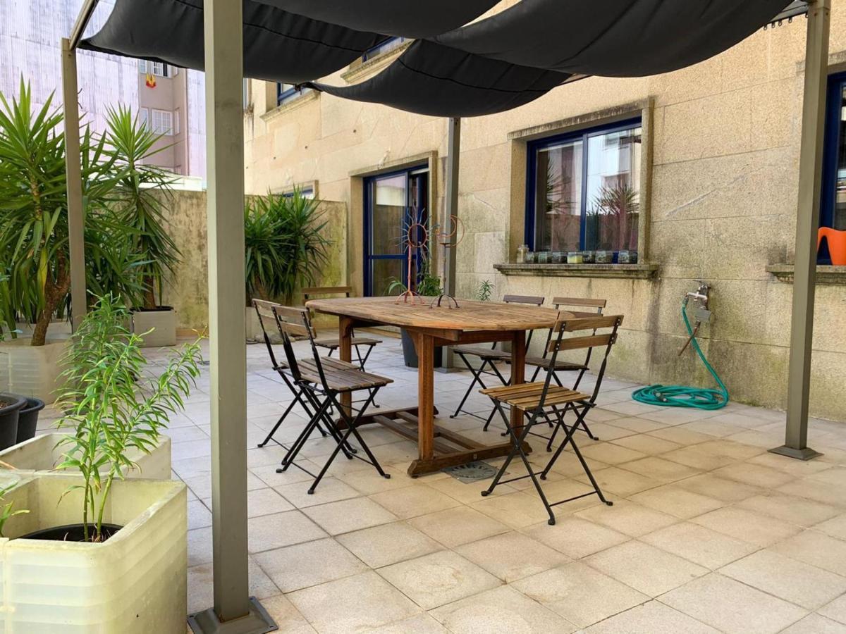 Impresionante Piso En El Centro De Pontevedra Con Terraza Y Parking Appartement Buitenkant foto